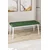 Hanah Home klupa Pera Bench, 105 cm, kaki / zelena / bela