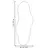 Zidno ogledalo crna 70x30 cm ovalno