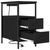 Noćni ormar 2 pcs Crni hrast 30 x 48 x 61 cm Konstruirano drvo