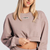 GymBeam Women‘s Aura Cropped Sweatshirt Roux