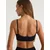 Trendyol Black-White 2-piece Seamless Lace Detail Non-wired Cupless Bralette Knitted Bra