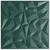 Zidne panele 24 pcs Ametist zelena 50 x 50 cm XPS pjena