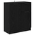 Komode 2 pcs Crni hrast 60 x 30 x 70 cm Konstruirano drvo