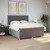 Vidaxl Box spring postelja z vzmetnico taupe 180x200 cm blago