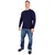 U.S. POLO ASSN. Pulover  temno modra