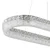 Globo 67387-40 - LED prigušiva luster na sajli LAUREL 40W/230V proziran+daljinski upravljač