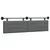 vidaXL Visoki naslon za glavo Temno siva 190 x 55 x 5 cm blago
