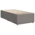 Vidaxl Box spring postelja z vzmetnico taupe 80x200 cm blago