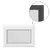 Prozor za podrum RISOR 90 x 50 cm PVC i staklo Antracit