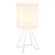 Globo 21734W - Stona lampa TAMIAN 1xE14/40W/230V bela