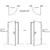 Zunanja vhodna vrata Solid Elements Piran KF03 (70x1000x2100mm, leva, zunaj antracitna, znotraj bela, PVC)