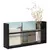 Polica za časopise Crni hrast 60 x 12 x 30 cm Konstruirano drvo