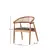 Hanah Home Trpezarijska stolica Atlas 4353, 53x75x53 cm, Antracit