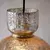 Endon 111336 - Luster na sajli 1xE27/10W/230V zlatna/dimljena crna