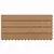 Pločice za decking 6 pcs Smeđa 60 x 30 cm Drvoplastična smjesa