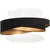 BRILAGI - LED prigušiva svetiljka VELVET TWIST LED/36W/230V CCT prečnik 65 cm WT crna/zlatna + daljinski upravljač