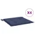 Jastuci za palete 4 kom modri 40x40x4 cm od tkanine Oxford