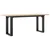 Stolić za kavu O-oblika 110x40x45cm borovina i čelik