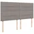 Vidaxl Box spring postelja z vzmetnico taupe 200x200 cm blago