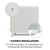 Klarstein Norderney, konvekcijski grelnik, termostat, merilec časa, 1000 W, 20 m2, bel (ACO14-Norderney1000W)