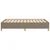 Vidaxl Posteljni okvir brez vzmetnice taupe 120x190 cm blago