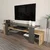 Hanah Home TV Komoda Lenora, 150x45x35 cm, Crno-Hrast