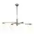 Opviq Luster Bumerang-80-04, O15, 15cm, IP20 Zlatno-bele boje
