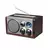 ROADSTAR Retro radio sa drvenim kućištem HRA1345