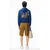 Kenzo Muški duks FC55BL7234ML-78, Plavi