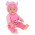 Nobo Kids GUMIJASTA PUNČKA ZA DOJENČKE V OBLAČILIH 30 CM + OTROŠKA STEKLENIČKA