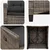 Vrtna stolica 2 pcs Siva i tamno siva 56 x 60 x 112 cm