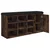 Klupa za cipele boja dimljenog hrasta 102 x 32 x 50 cm drvena