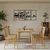 Wallity Zidna dekoracija Tree Branch And Birds 269.34x70cm, 4 komada, Crna