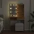 Toaletni stol s LED-om Artisan hrast 74,5x40x141 cm
