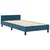 vidaXL vidaXL Postelja Temno modra 90x200 cm Žamet, (22049059)