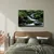 Slika gozdni potok med mahom - 90x60