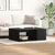 Kava Stol Crni hrast 90 x 67 x 33 cm Konstruirano drvo