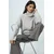 Trend Alacati Stili Ženska bluza Alc-X14708, Svetlosiva