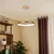 Braytron LED visilica BRY-BELLA-MLP-PD-OKRUGLA-ZLATNA-46W-3U1-IP20