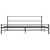 Vidaxl Posteljni okvir črn kovinski 180x200 cm