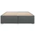 vidaXL Posteljni okvir temno siv 200x200 cm blago