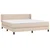 Krevet box spring s madracem cappuccino 180x200 cm umjetna koža