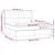 Vidaxl Box spring postelja z vzmetnico krem 180x200 cm blago