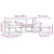 Set vanjskih sofa 4 kom. Prirodna i krem