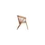 Hanah Home Stolica Rizoma, 57x76x58 cm, Braon