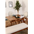 Hanah home Set trpezarijski sto, 4 trpezarijske stolice i klupa Touch Orah