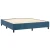 Vidaxl Box spring postelja z vzmetnico temno modra 180x200 cm žamet