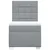 Vidaxl Box spring postelja z vzmetnico svetlo siva 80x200 cm blago
