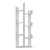 Hanah Home Polica 50x173x22cm Bela