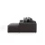 Atelier del Sofa Ugaona garnitura Pirlo 145x43x206cm Tamnosiva
